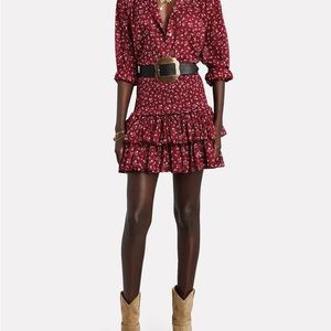 Isabel Marant Etoile Naomi Smocked Mini Skirt Sz 36